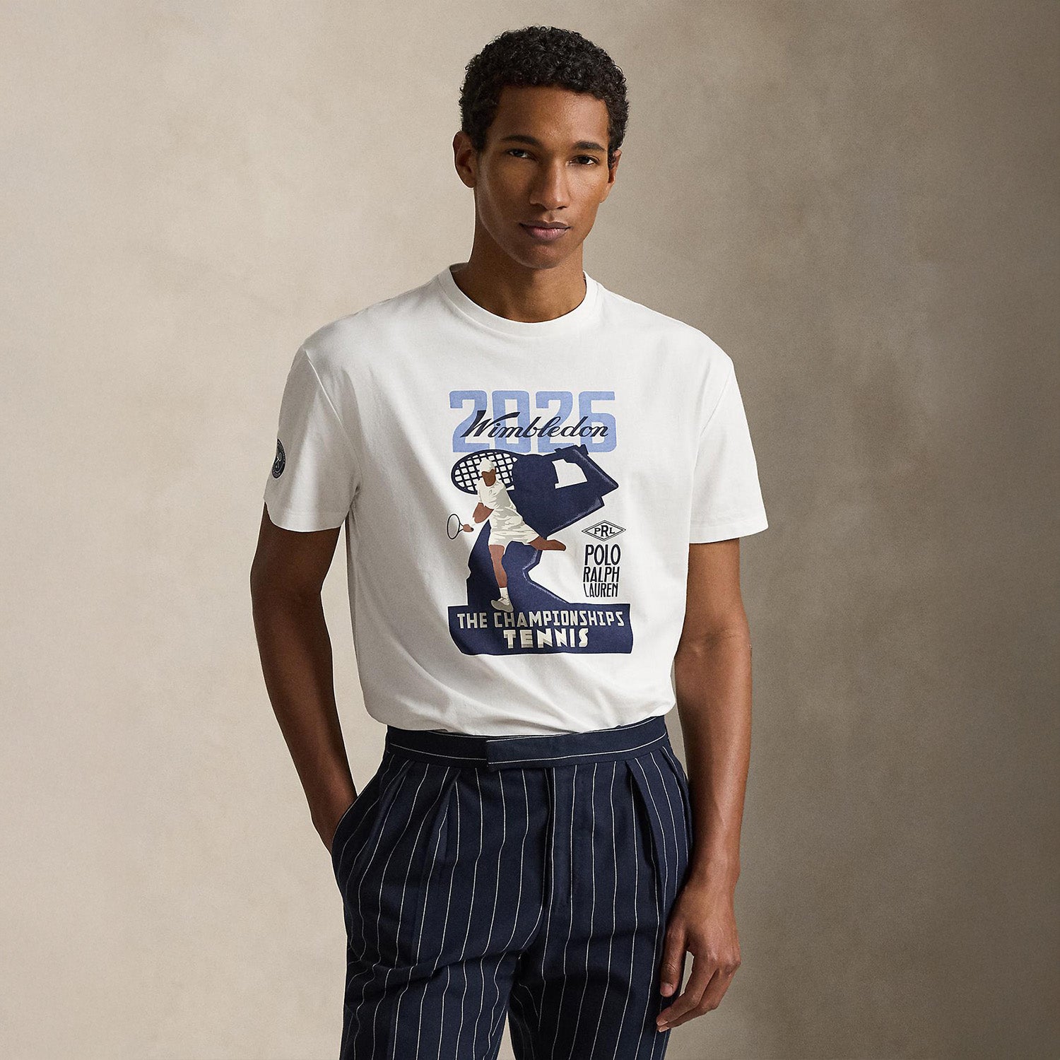 ウィンブルドン クラシック フィット グラフィック Tシャツ ポロ ラルフ ローレン