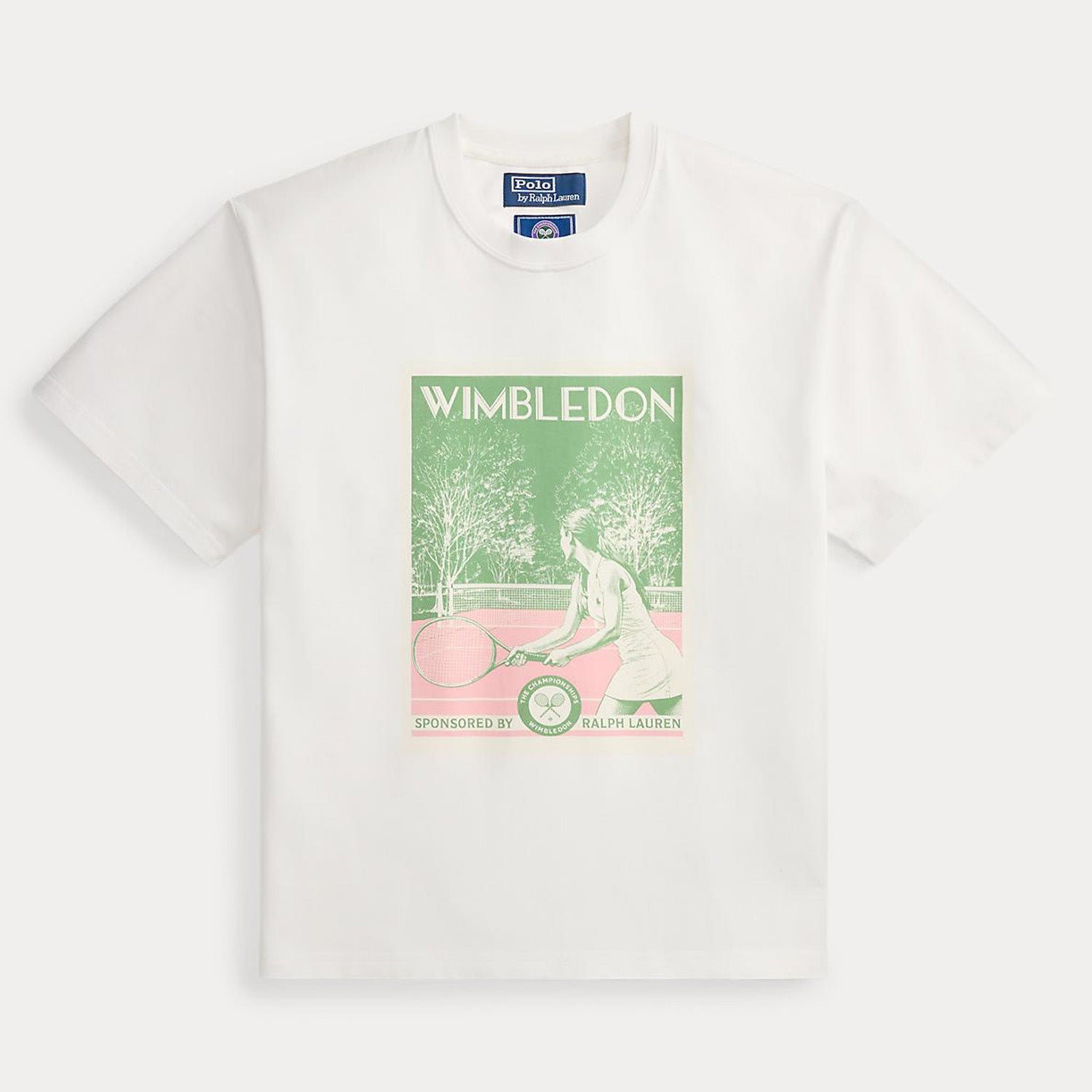 ウィンブルドン グラフィック コットン ジャージー Tシャツ ポロ ラルフ ローレン