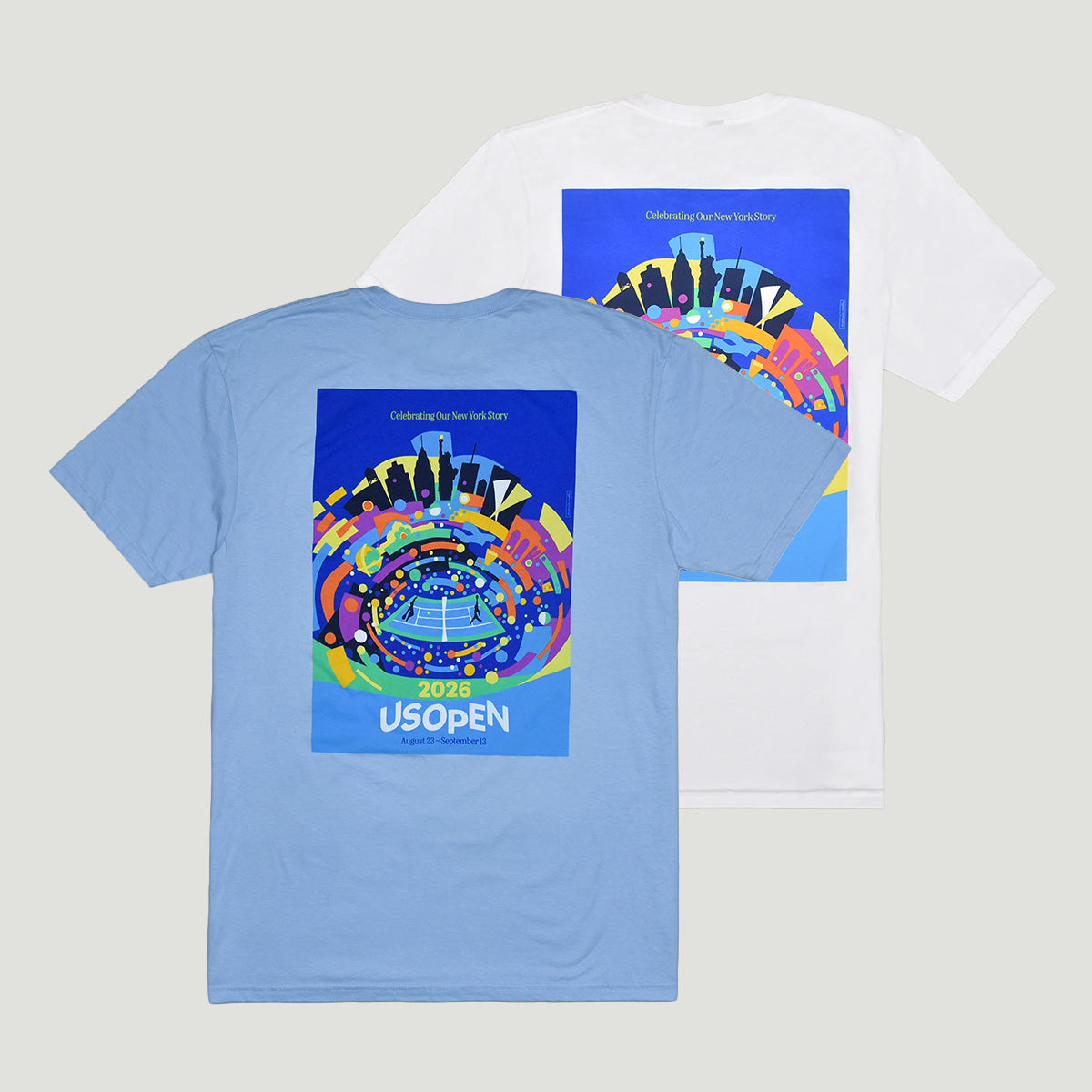 全米オープンテニス　テーマアートTシャツ