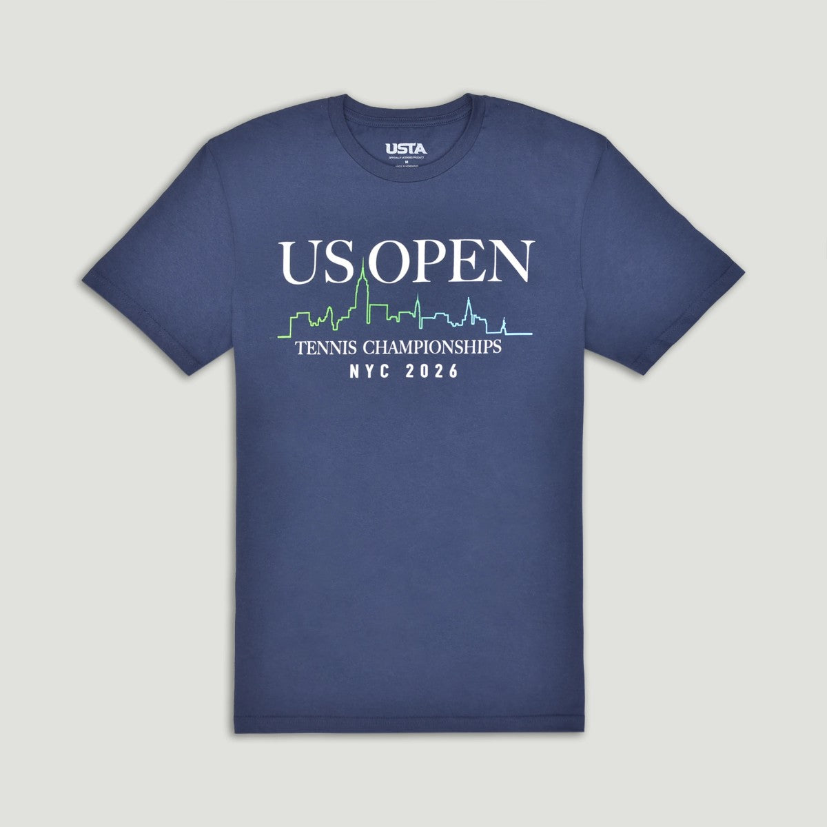 全米オープンテニス　スカイラインストライプ Tシャツ