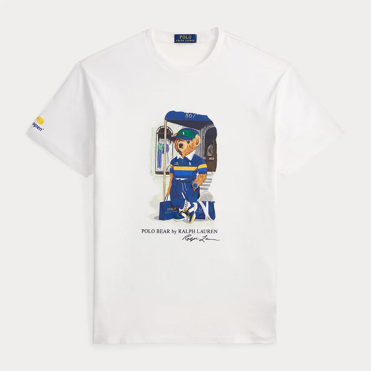 新品 タグ付き ポロ ラルフローレン ベア オリンピック Tシャツ 新作 US オープン クラシック フィット ポロ ベア Tシャツ（ラルフ ローレン