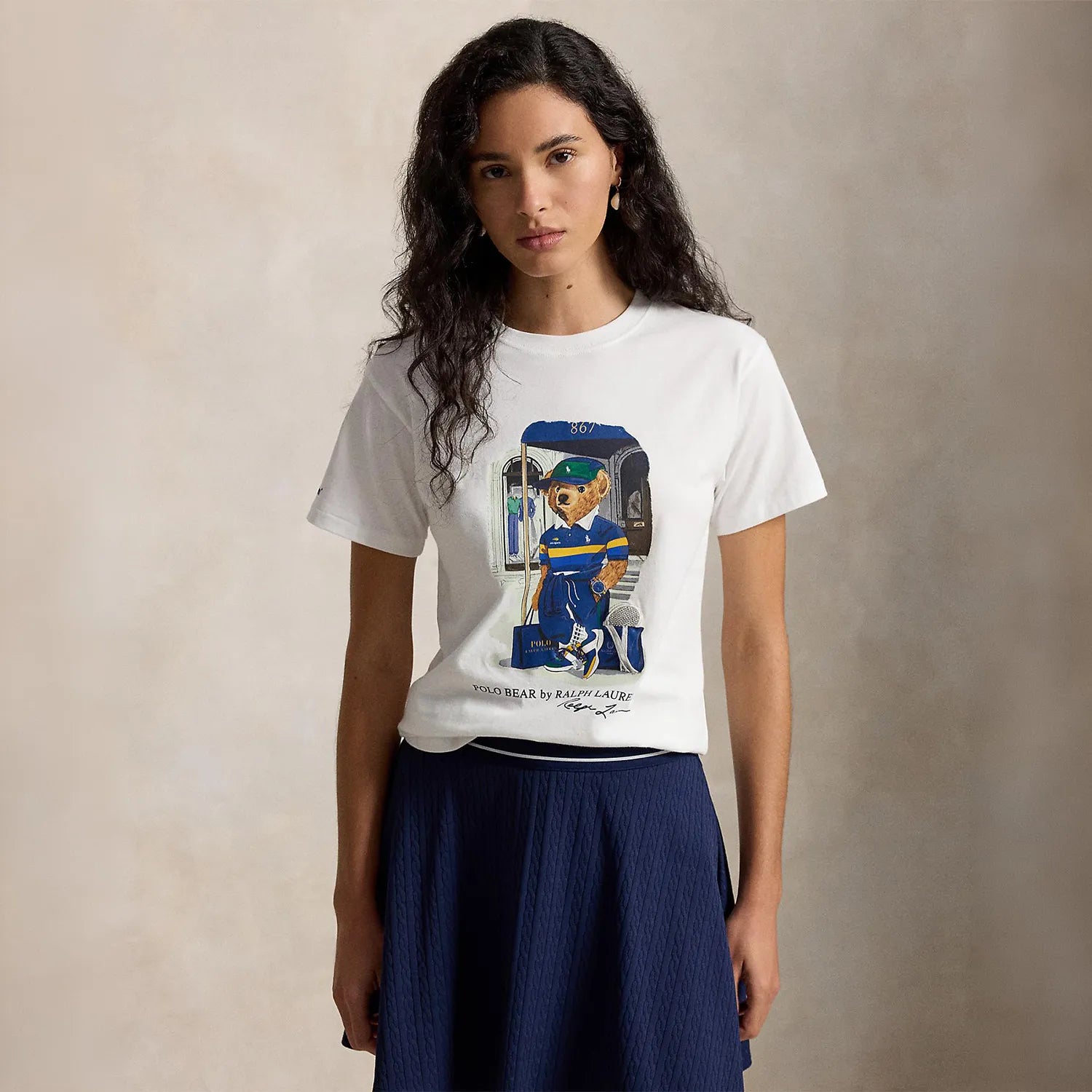 US オープン ポロ ベア コットン ジャージー レディースTシャツ（ラルフ ローレン）