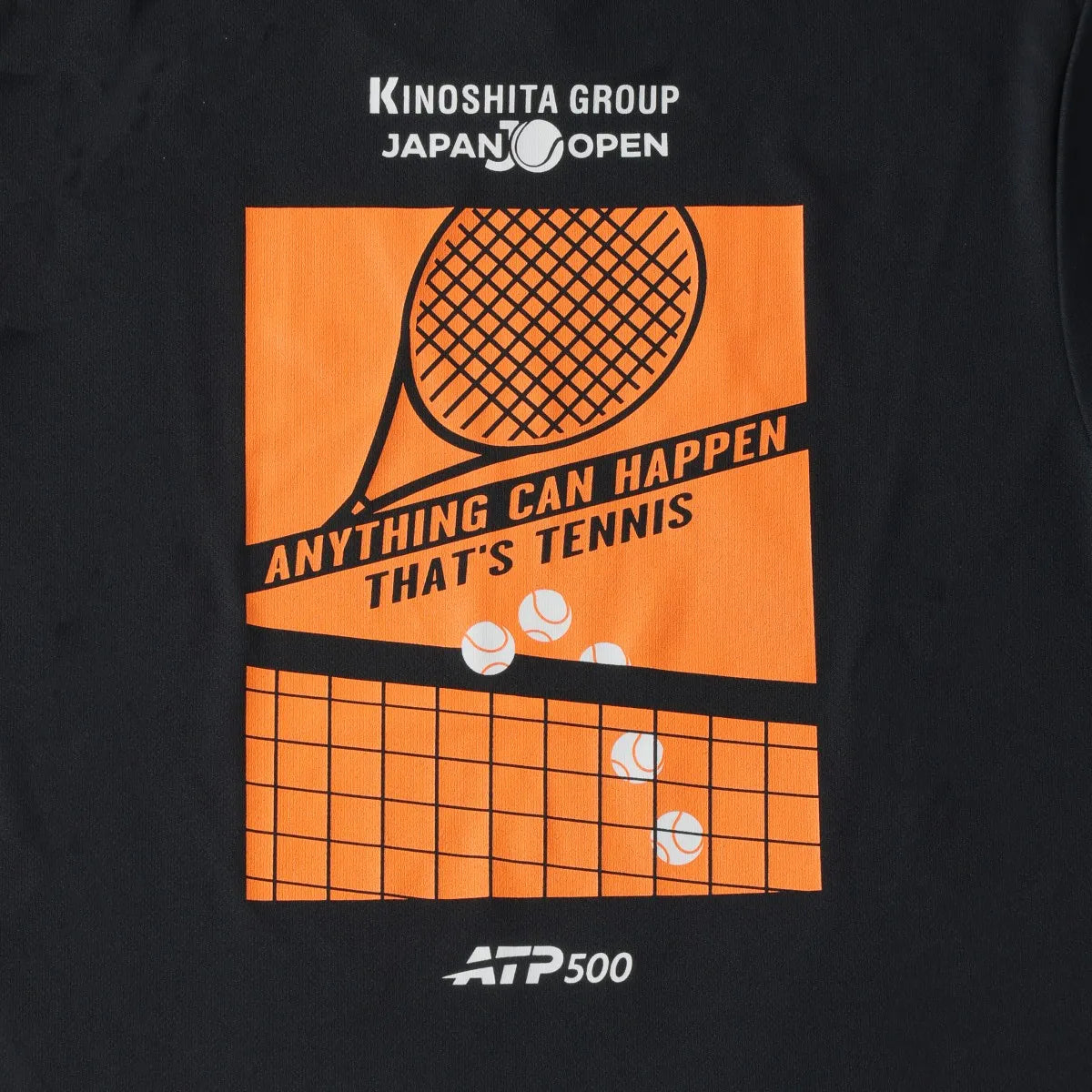 木下グループジャパンオープンテニス2026 ドライTシャツ (Anything can happen That's tennis)