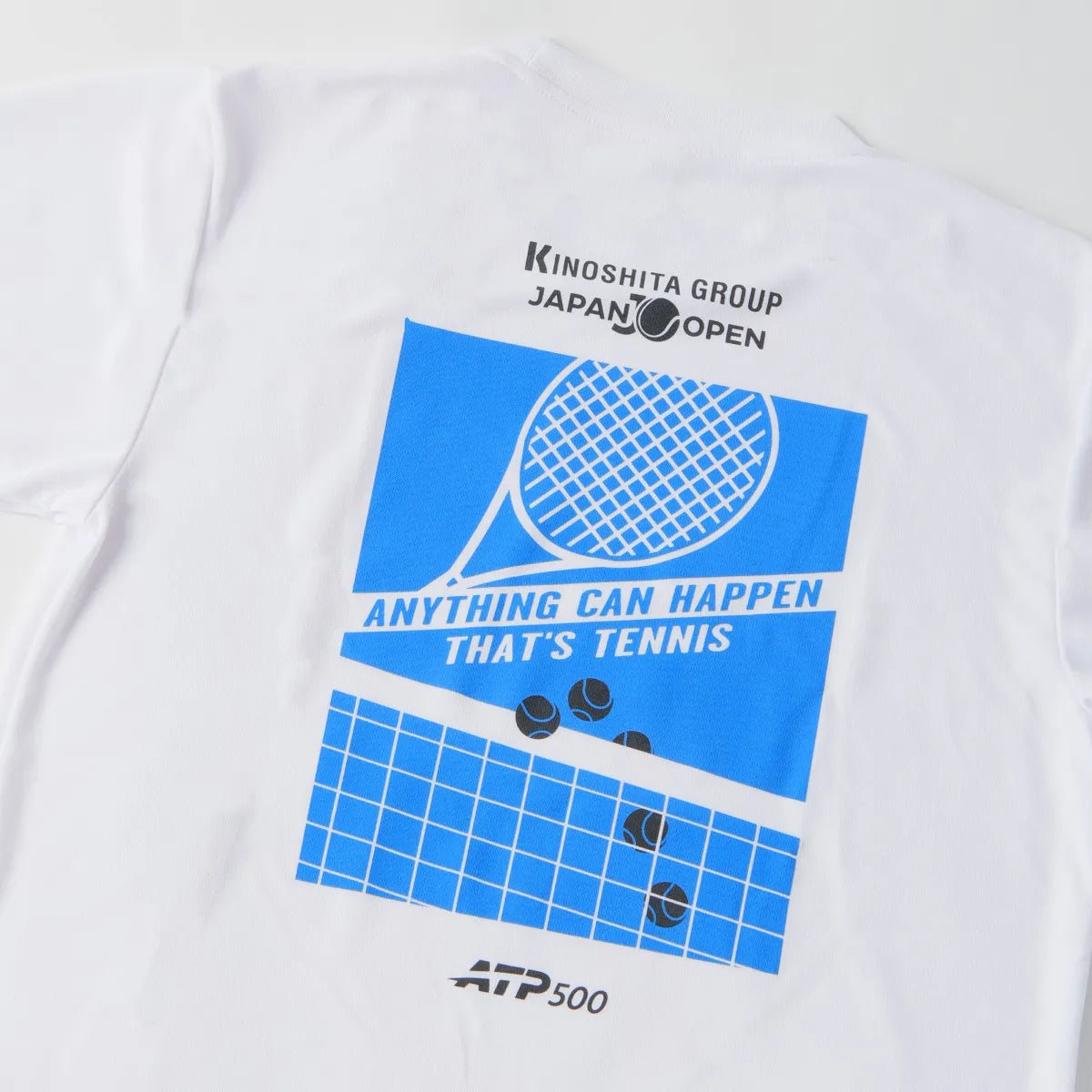 木下グループジャパンオープンテニス2026 ドライTシャツ (Anything can happen That's tennis)