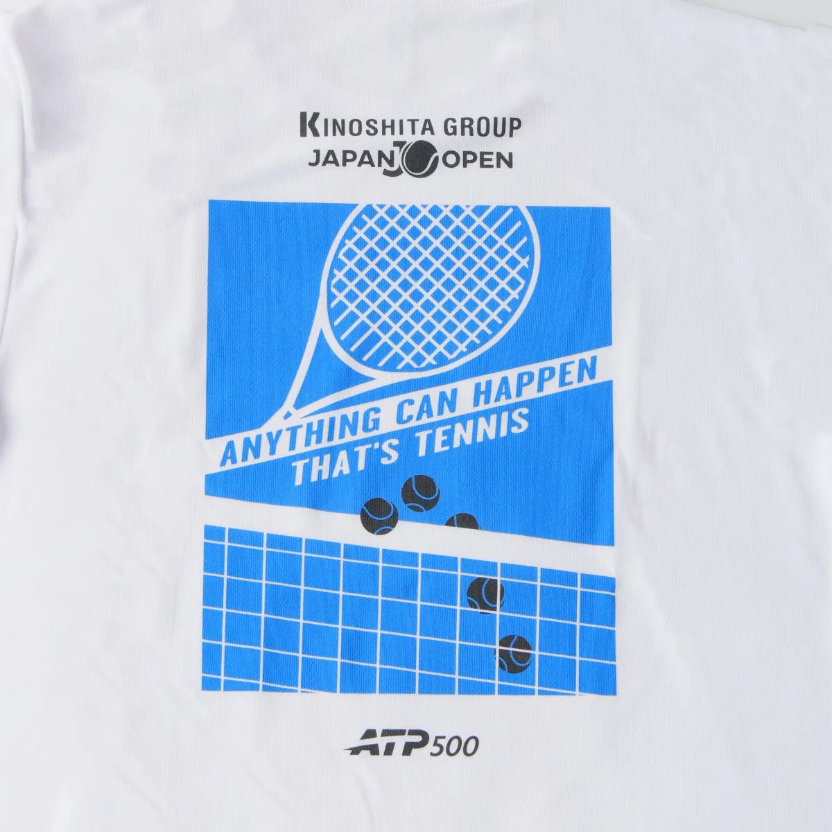 木下グループジャパンオープンテニス2026 ドライTシャツ (Anything can happen That's tennis)