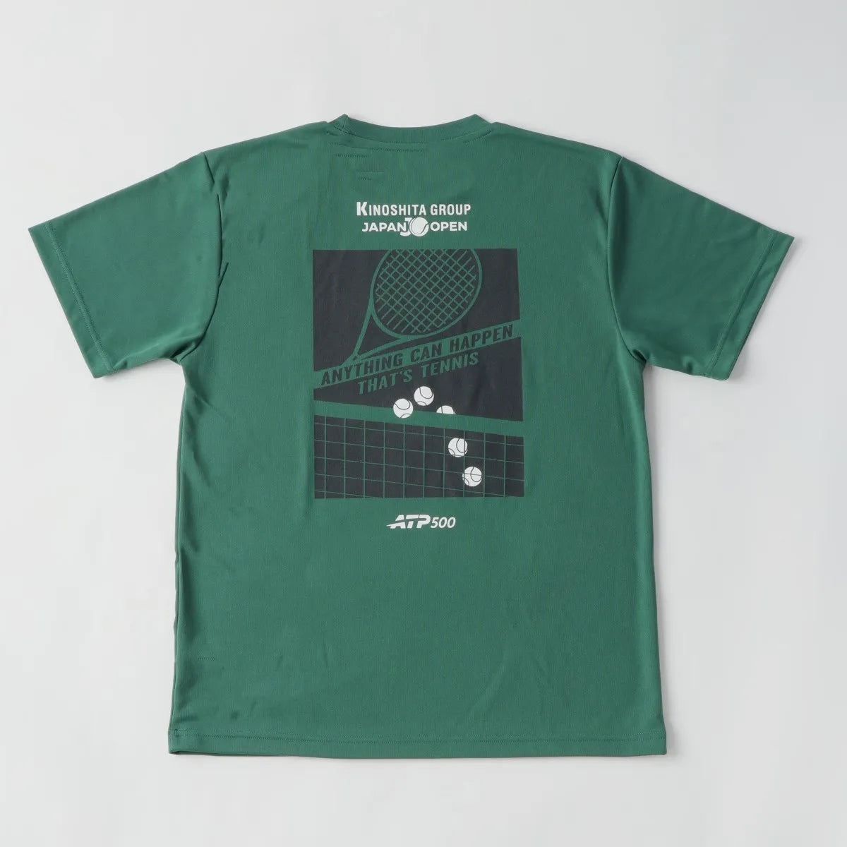 木下グループジャパンオープンテニス2026 ドライTシャツ (Anything can happen That's tennis)