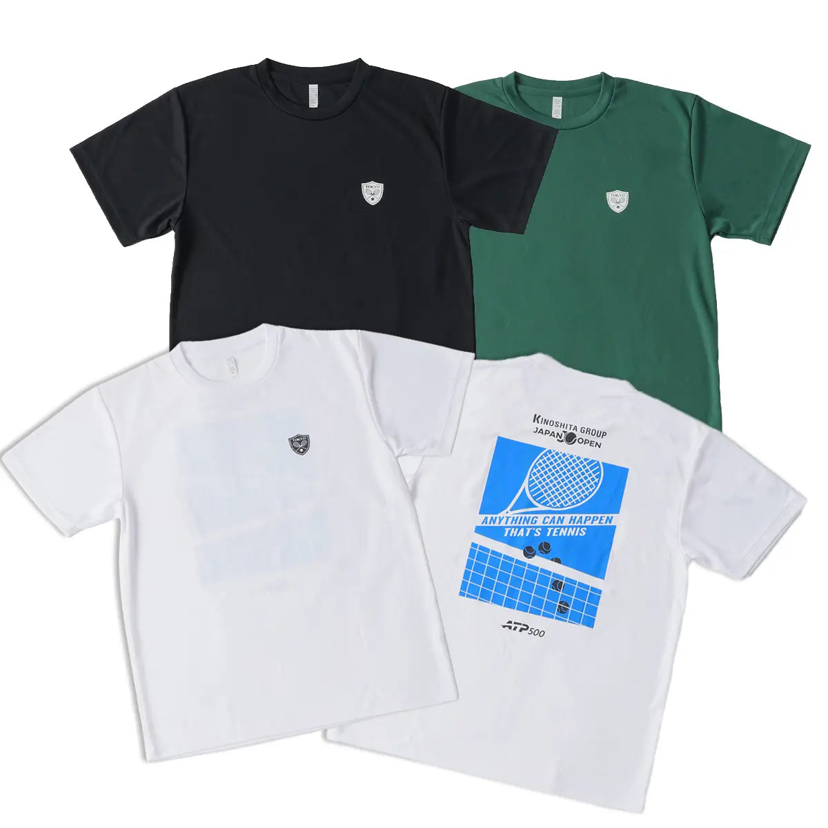 木下グループジャパンオープンテニス2026 ドライTシャツ (Anything can happen That's tennis)