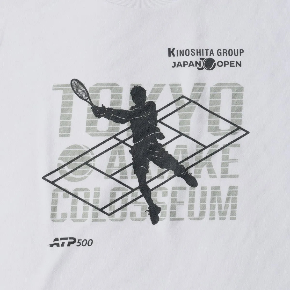 木下グループジャパンオープンテニス2026 ドライTシャツ (フォアハンド)