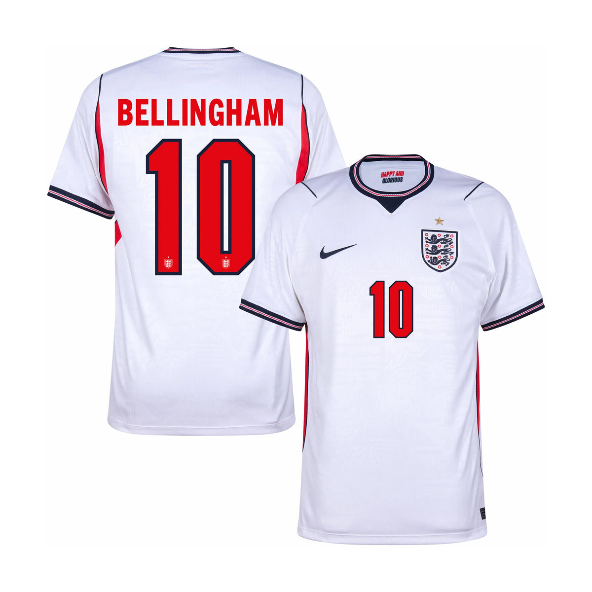 2022イングランド代表　ベリンガム　ユニフォーム ジュード・ベリンガム イングランド代表ユニフォーム #10 | WOWOW百貨店