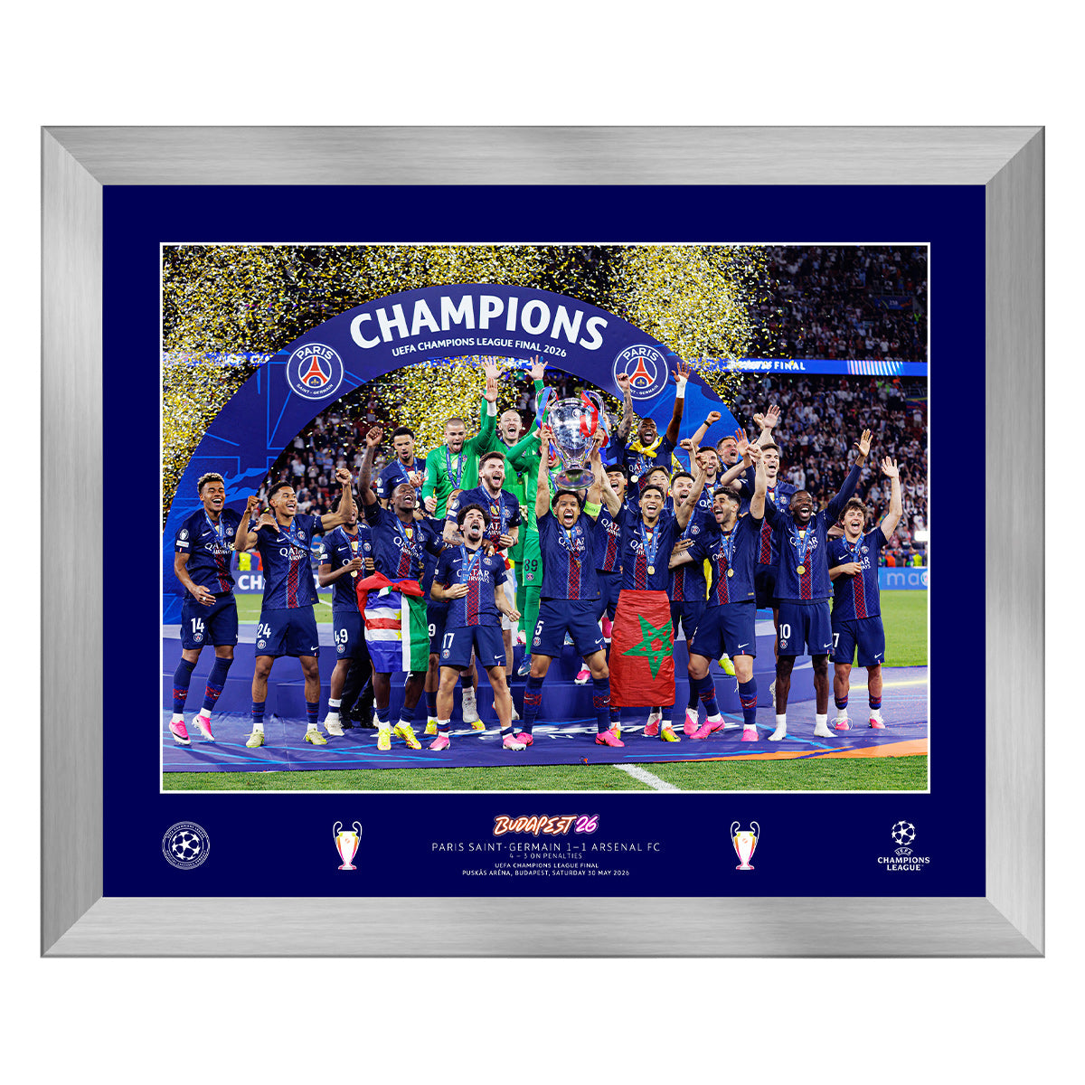 UEFAチャンピオンズリーグ　UCLファイナル 2026年 優勝のカップリフト フォト