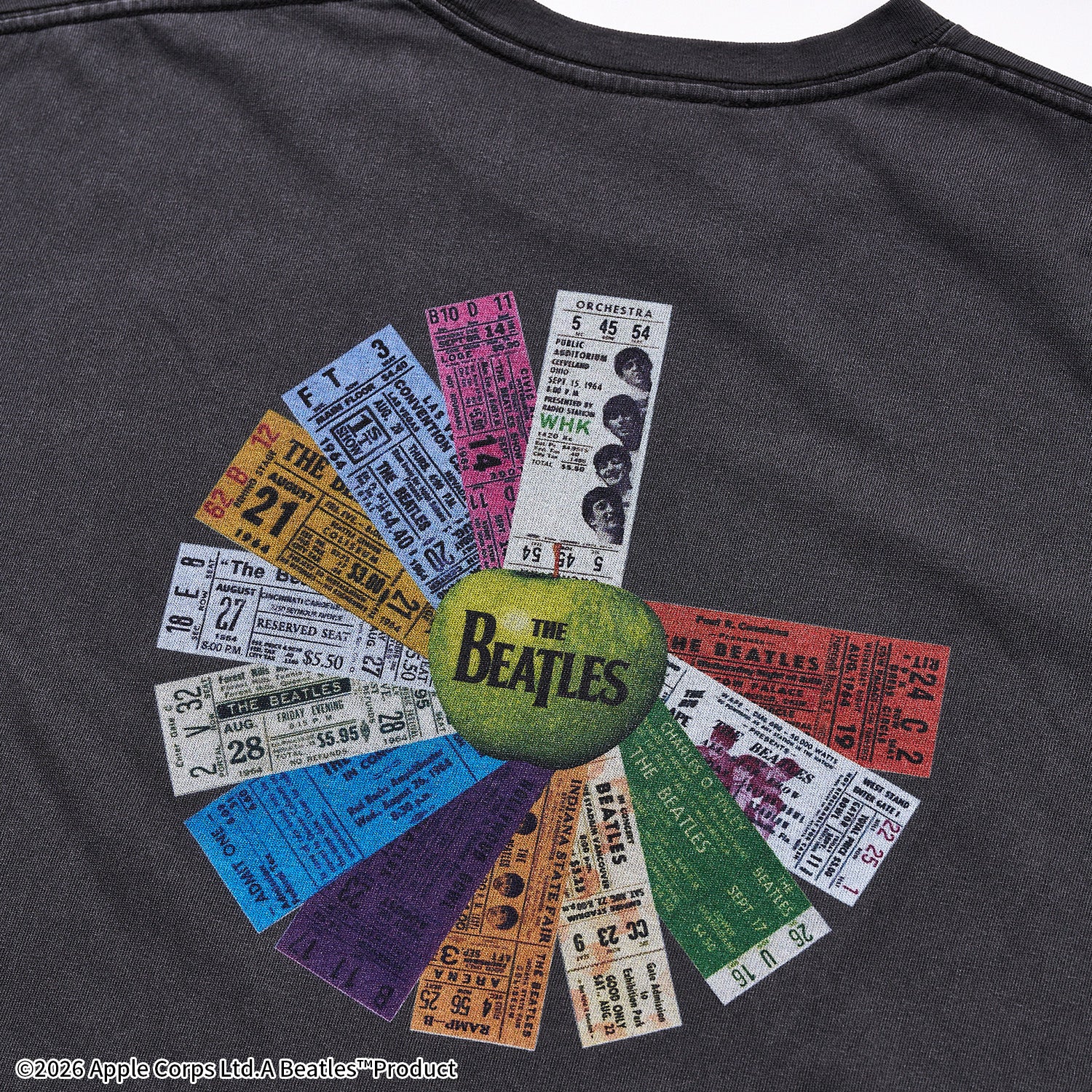 ザ・ビートルズ   60' LIVE TICKET Tシャツ
