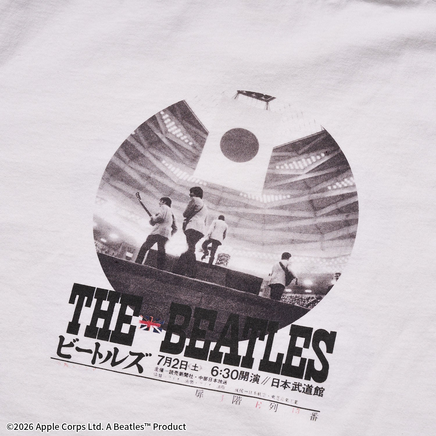 ザ・ビートルズ  60th Anniversary of arrival in Japan Tシャツ