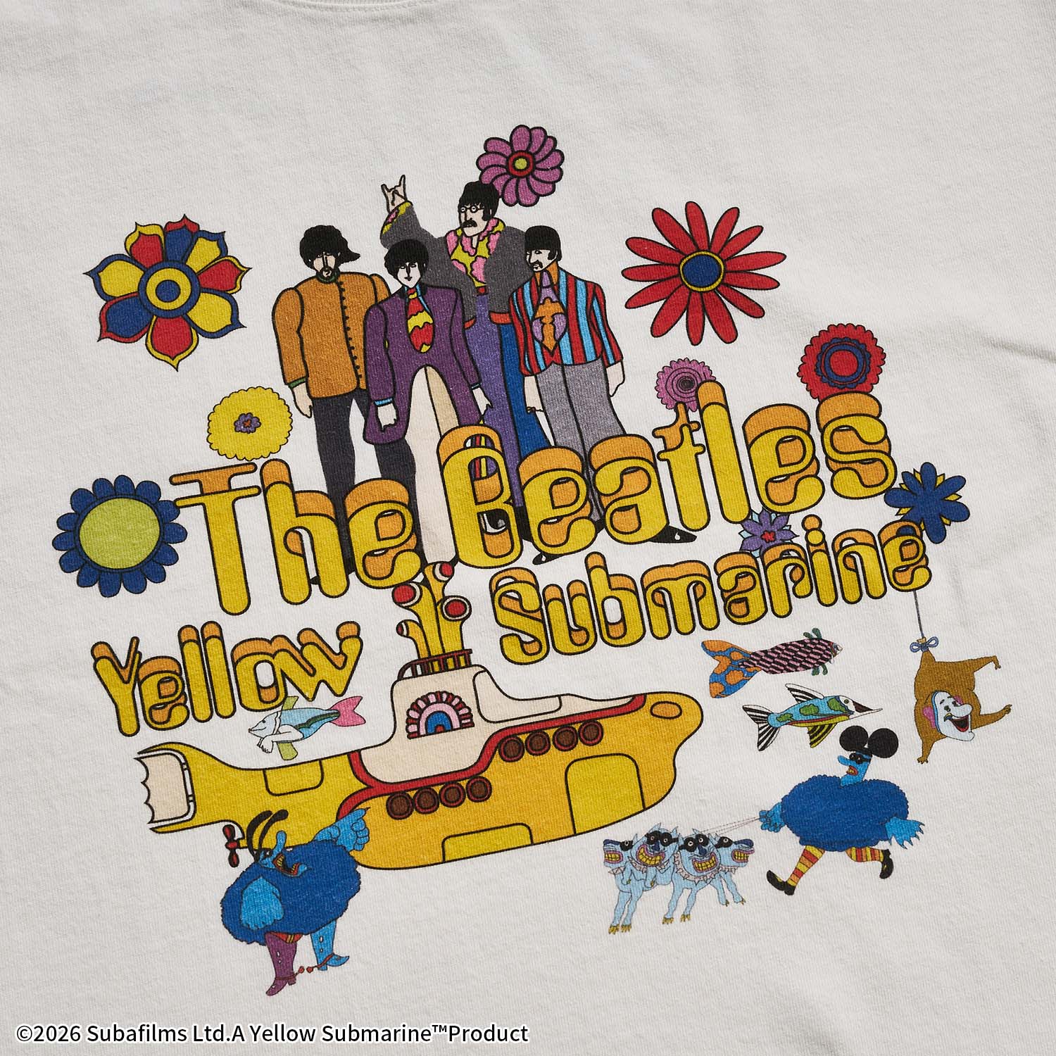 ザ・ビートルズ  YELLOW SUBMARINE MEMBER Tシャツ