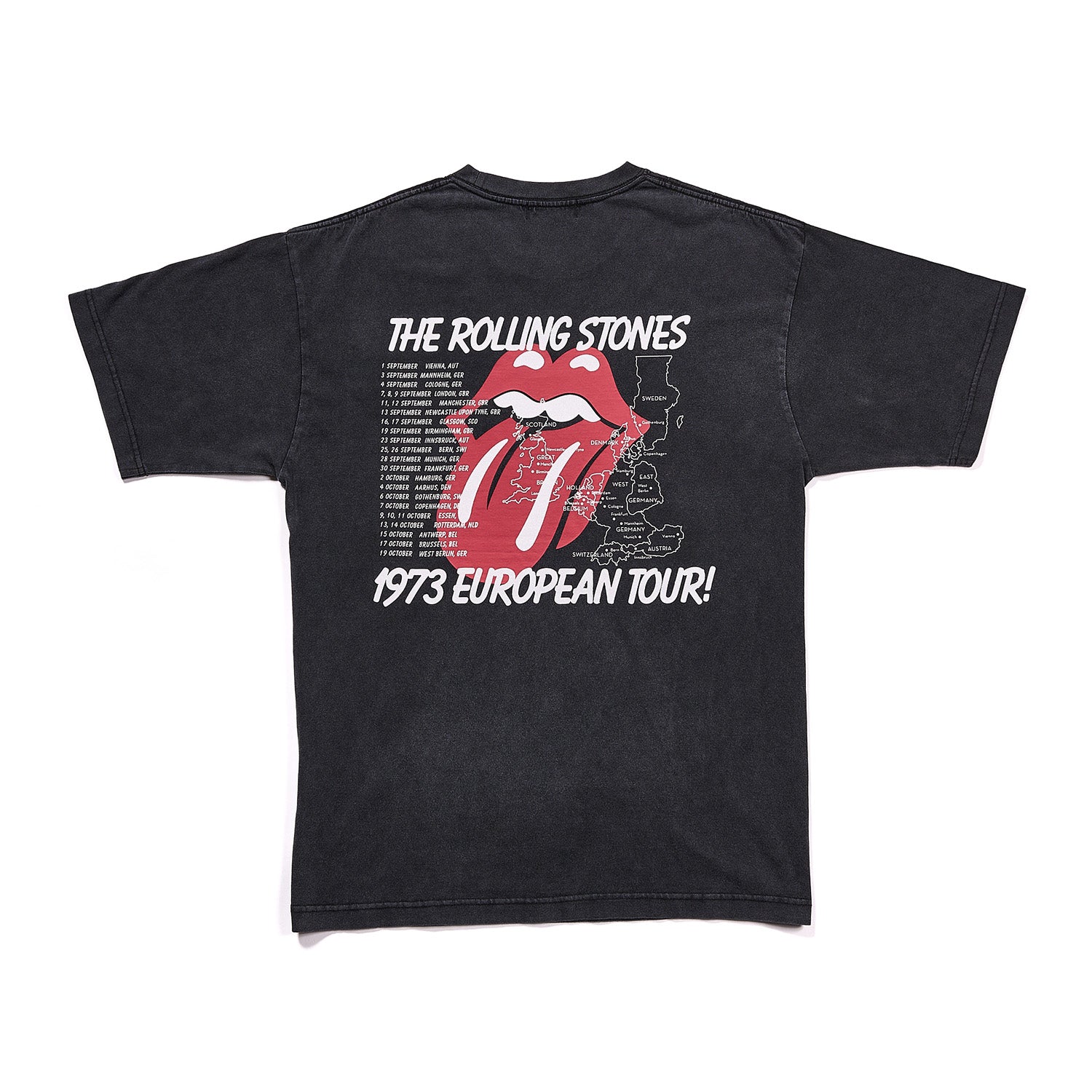 ザ・ローリング・ストーンズ European Tour 1973 Tシャツ（U/MUSIC）