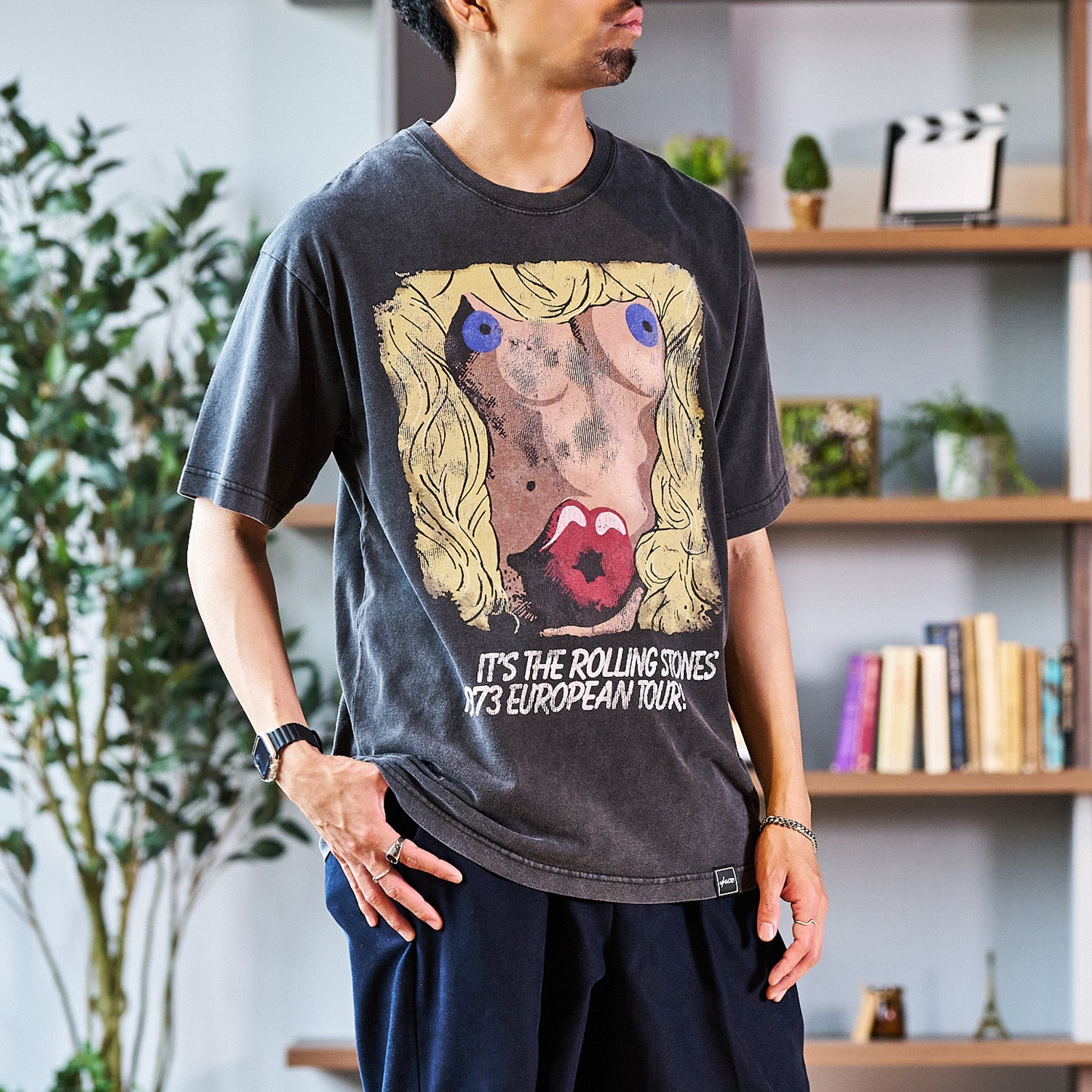 ザ・ローリング・ストーンズ European Tour 1973 Tシャツ（U/MUSIC）