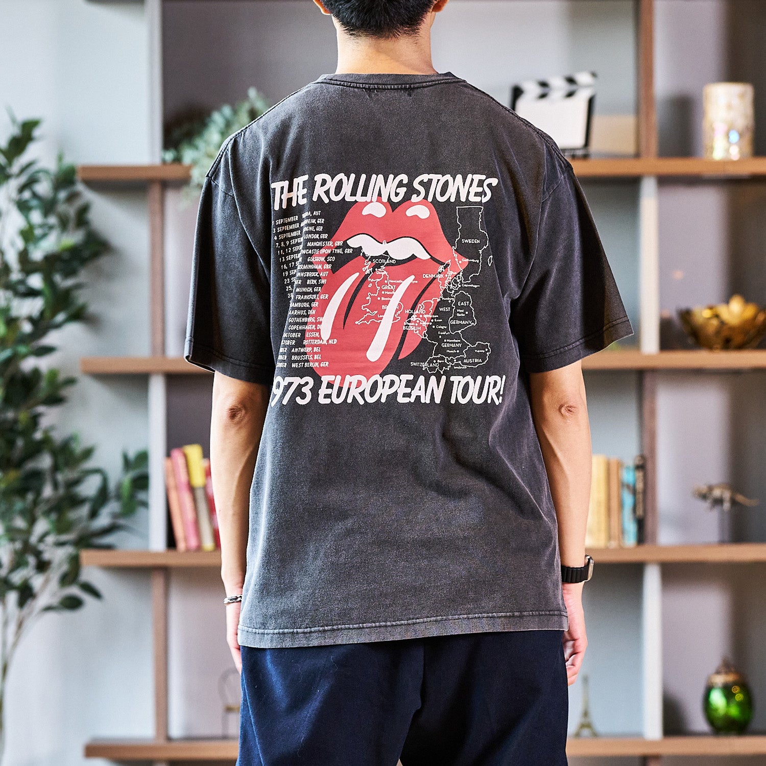 ザ・ローリング・ストーンズ European Tour 1973 Tシャツ（U/MUSIC）