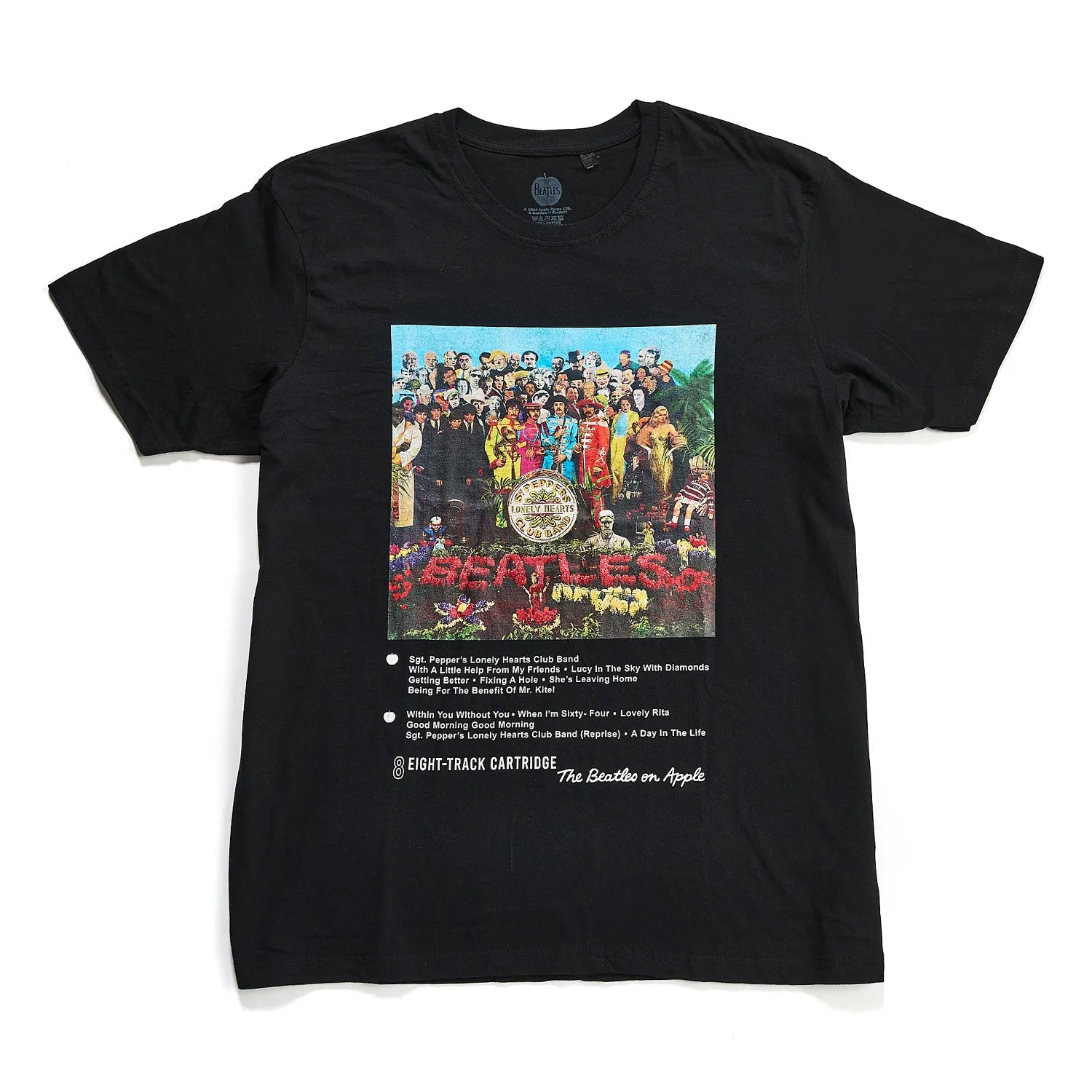 ザ・ビートルズ Sgt Pepper 8 Track Tシャツ（ロック・オフ/ROCK OFF）