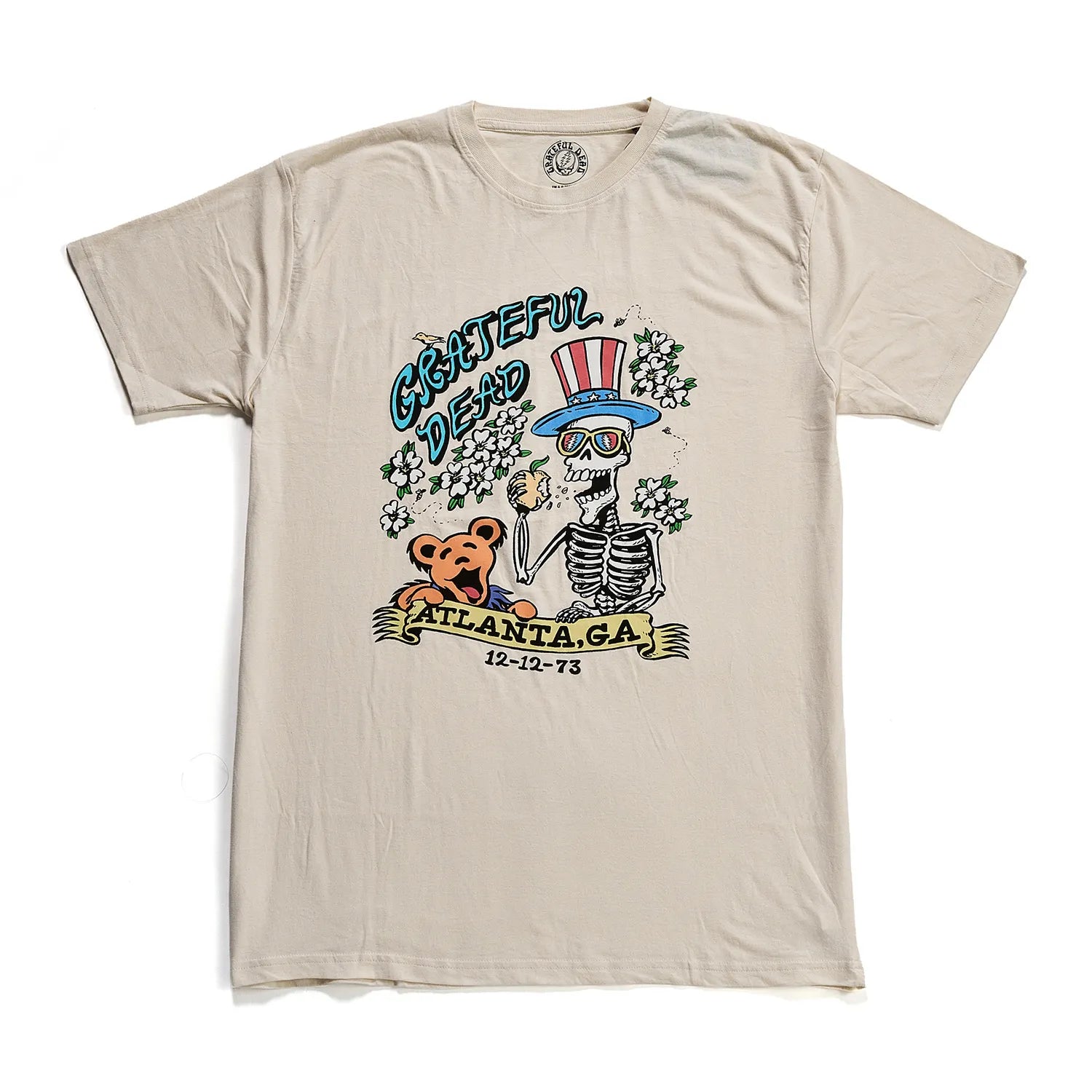 グレイトフル・デッド Atlanta Flowers Tシャツ （ロック・オフ/ROCK OFF）