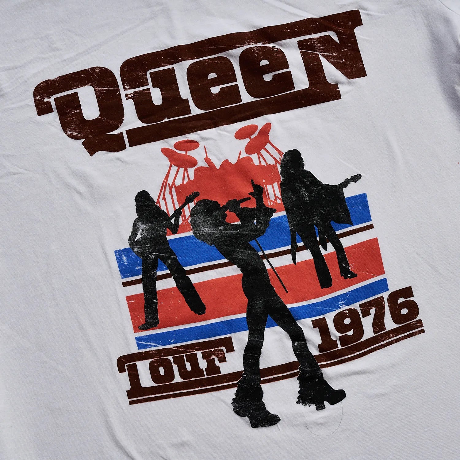 クイーン 1976 Tour Silhouettes Tシャツ（ロック・オフ/ROCK OFF）