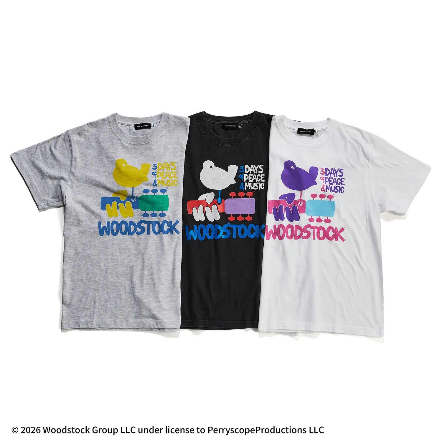 ウッドストック SYMBOLIC ART Tシャツ（グッドロックスピード/GOOD ROCK SPEED）