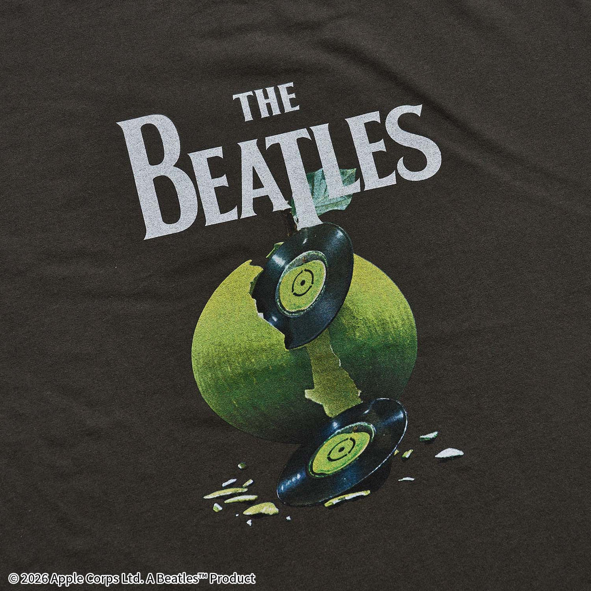 ザ・ビートルズ RECORD プリントTシャツ