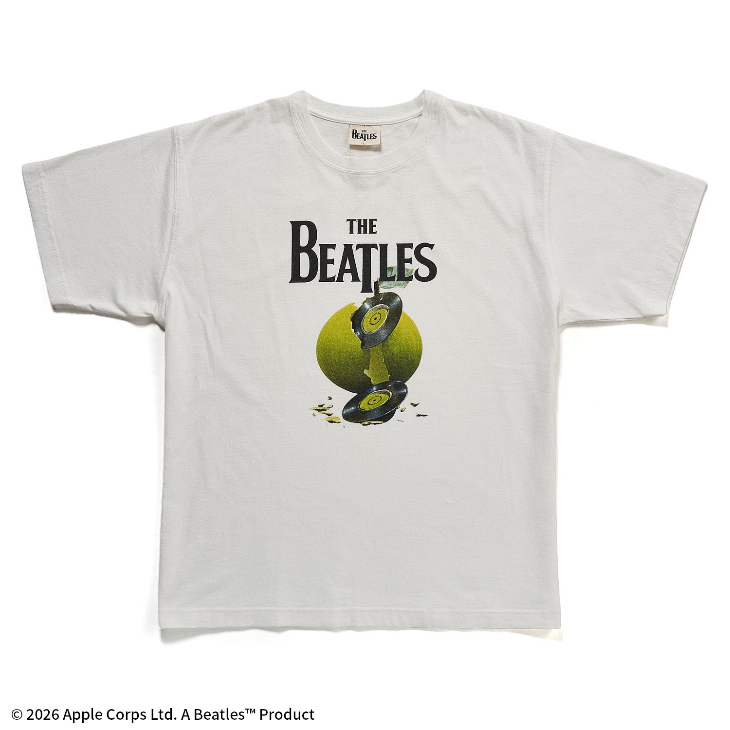ザ・ビートルズ RECORD プリントTシャツ