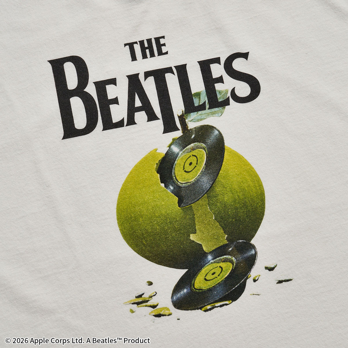 ザ・ビートルズ RECORD プリントTシャツ