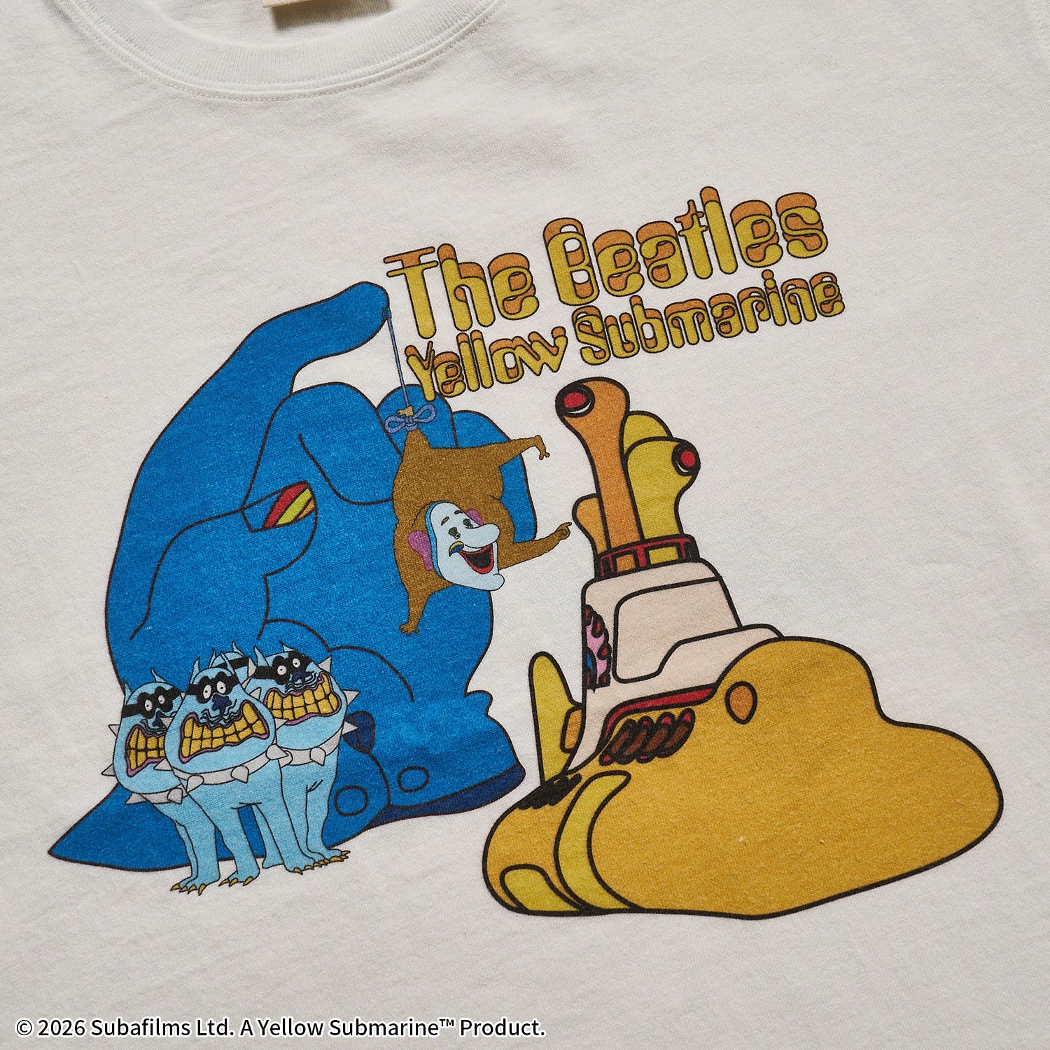 ザ・ビートルズ YELLOWSUBMARINE プリントTシャツ