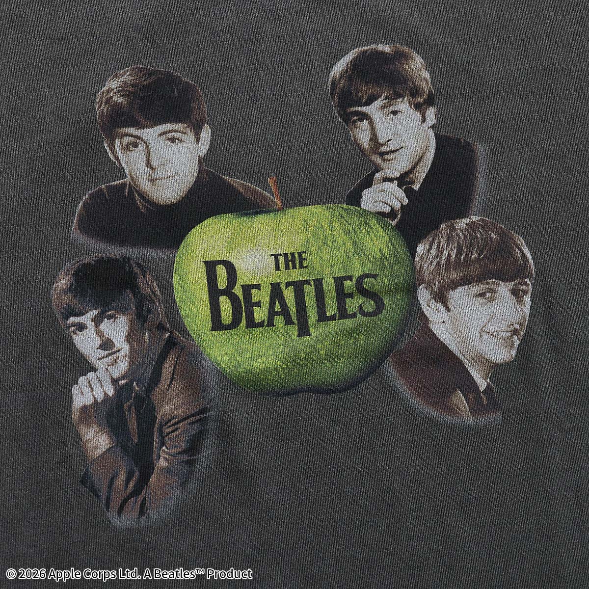 ザ・ビートルズ MEMBER APPLEプリント ロングスリーブTシャツ
