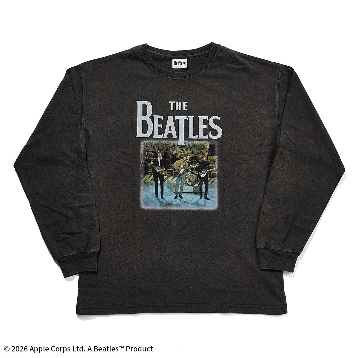 ザ・ビートルズ MEMBERプリント ロングスリーブTシャツ