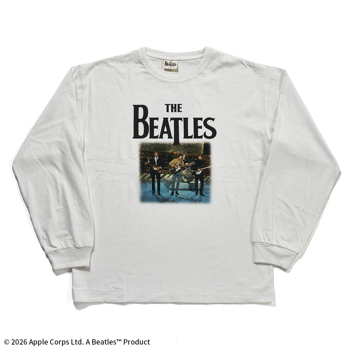 ザ・ビートルズ MEMBERプリント ロングスリーブTシャツ