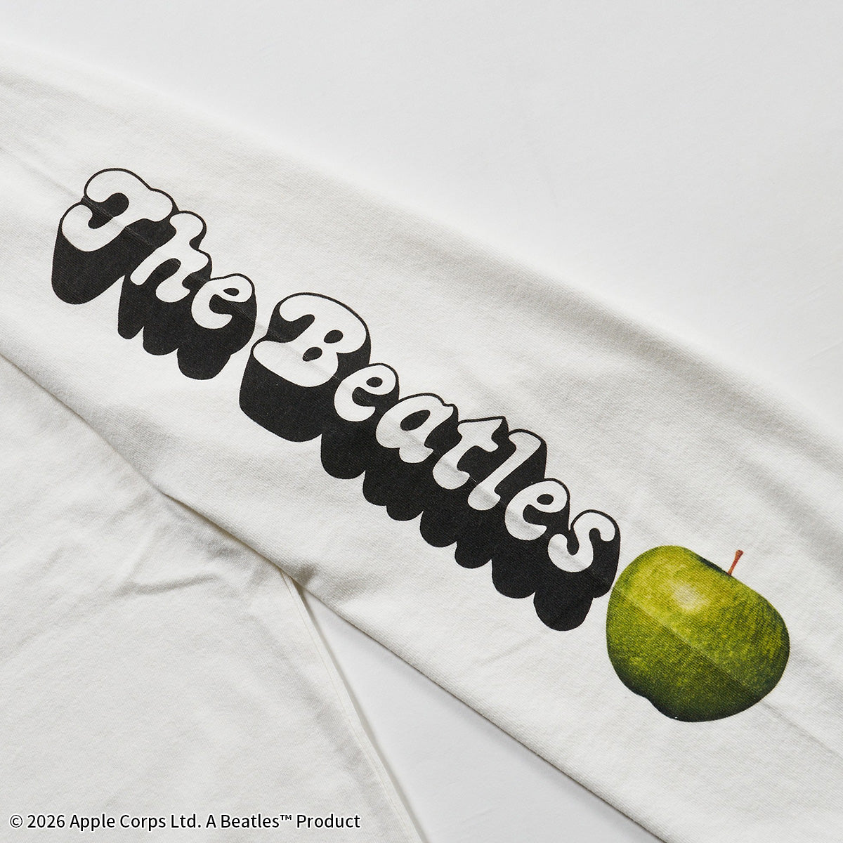 ザ・ビートルズ RECORDプリント  ロングスリーブTシャツ