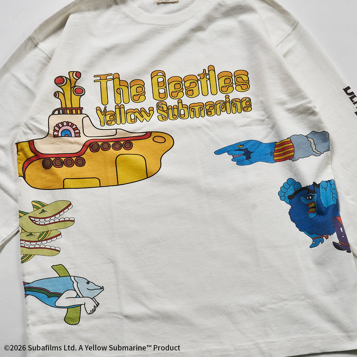 ザ・ビートルズ YELLOWSUBMARINE ロングスリーブTシャツ