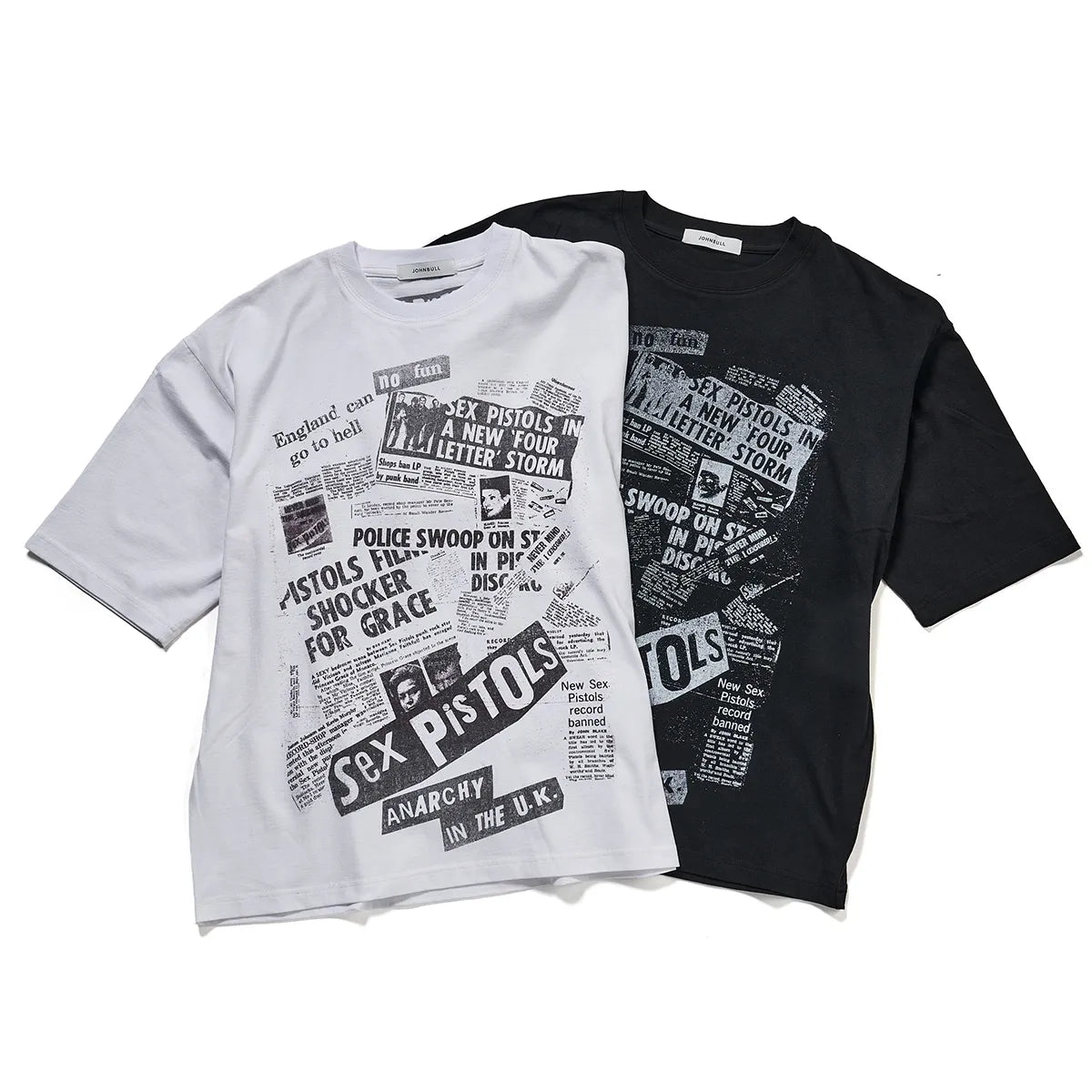 セックス・ピストルズ newspaper Tシャツ(ジョンブル/JOHNBULL)