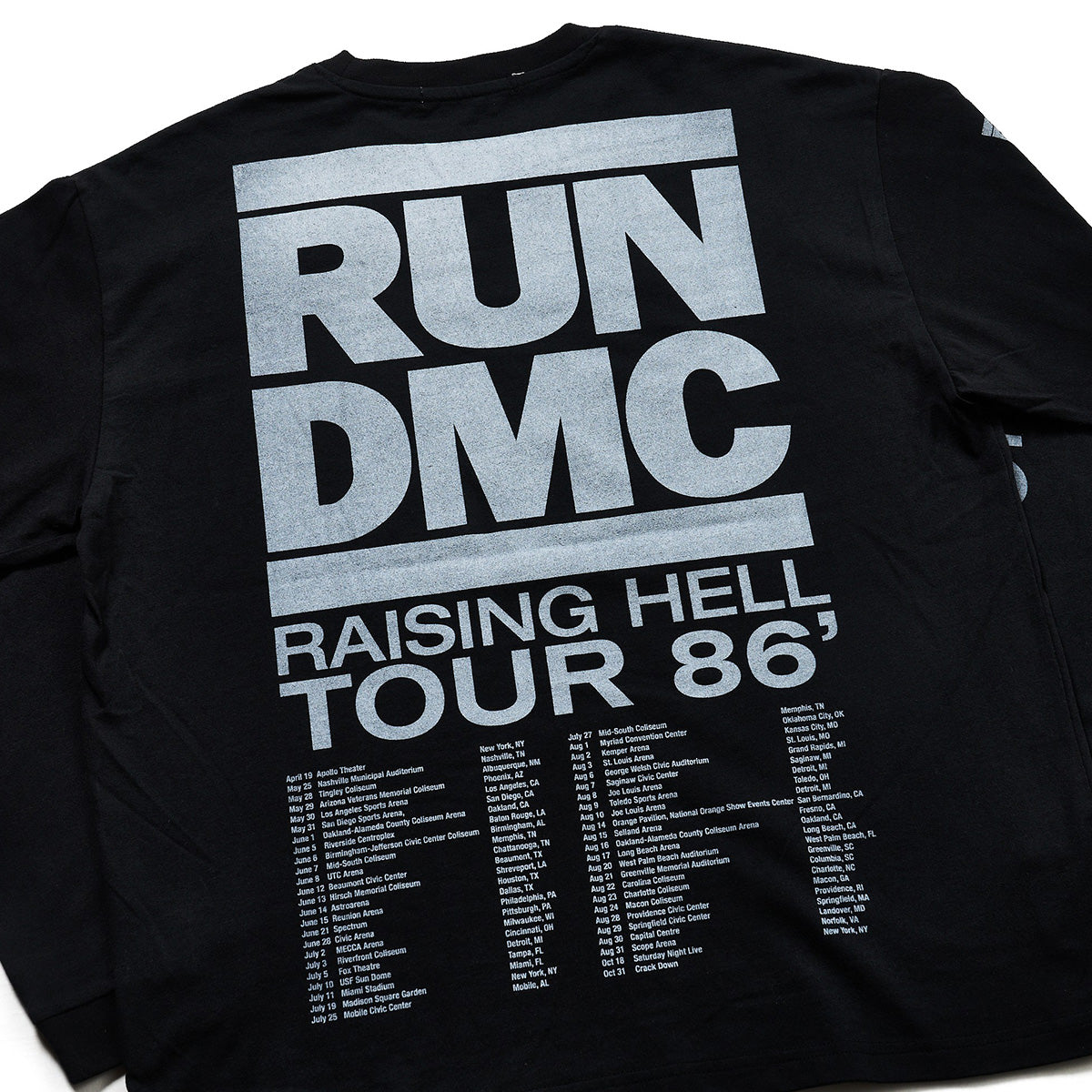 RUN DMC RAISING HELL TOUR 86 ロングTシャツ(ジョンブル/JOHNBULL)