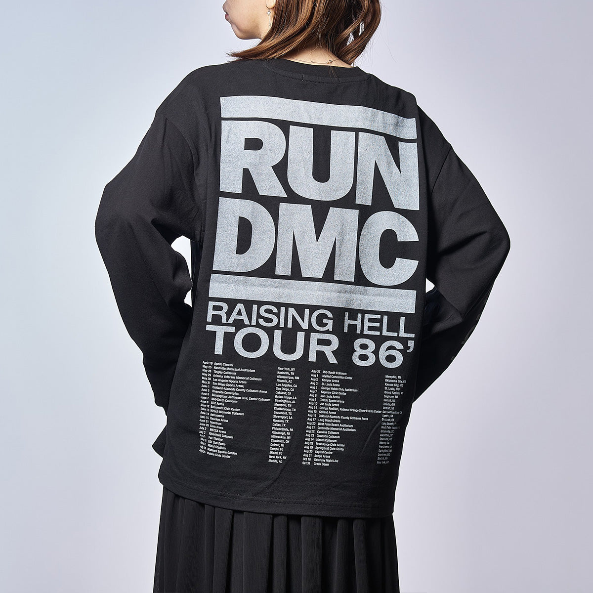 RUN DMC RAISING HELL TOUR 86 ロングTシャツ(ジョンブル/JOHNBULL)