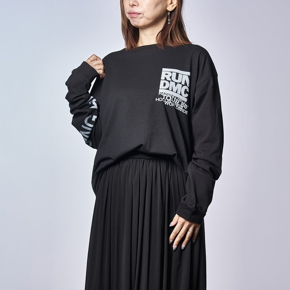 RUN DMC RAISING HELL TOUR 86 ロングTシャツ(ジョンブル/JOHNBULL)