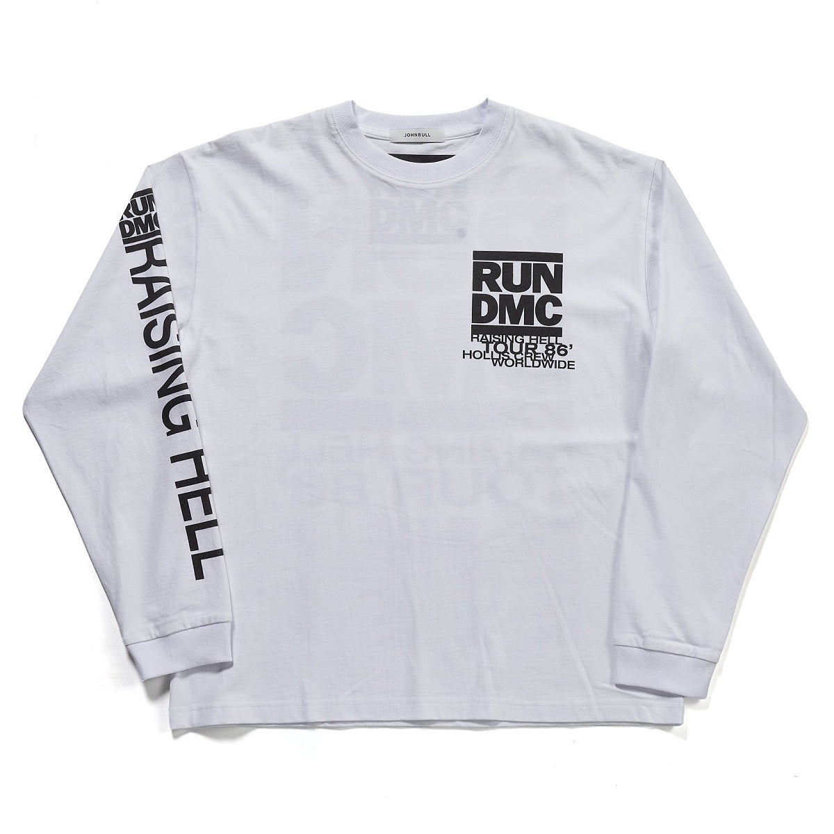 RUN DMC RAISING HELL TOUR 86 ロングTシャツ(ジョンブル/JOHNBULL)