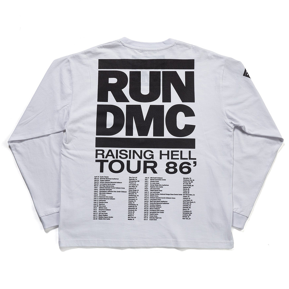 RUN DMC RAISING HELL TOUR 86 ロングTシャツ(ジョンブル/JOHNBULL)