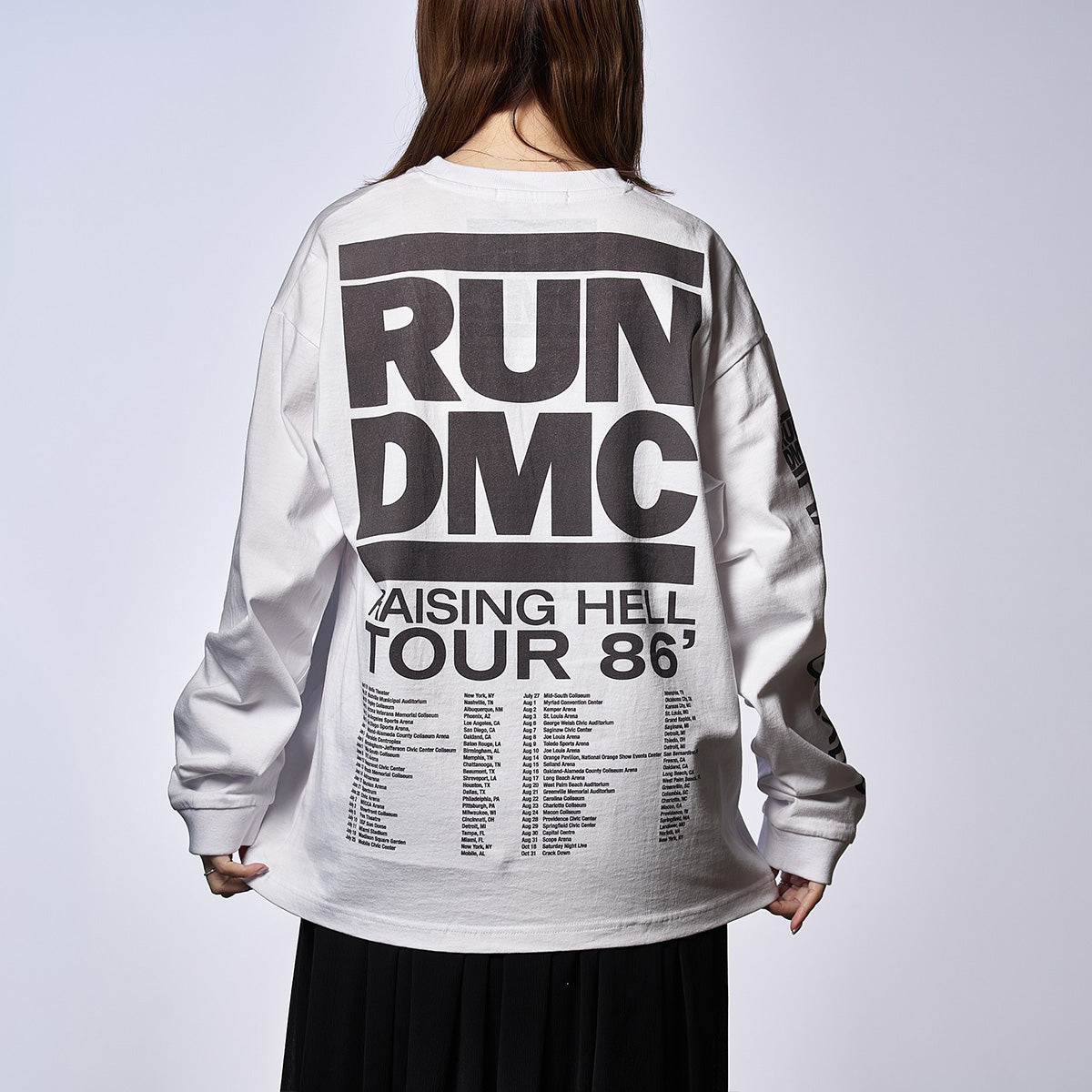 RUN DMC RAISING HELL TOUR 86 ロングTシャツ(ジョンブル/JOHNBULL)