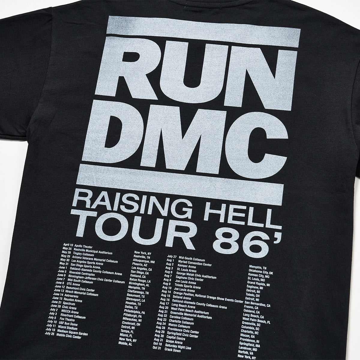 RUN DMC RAISING HELL TOUR 86 Tシャツ(ジョンブル/JOHNBULL)