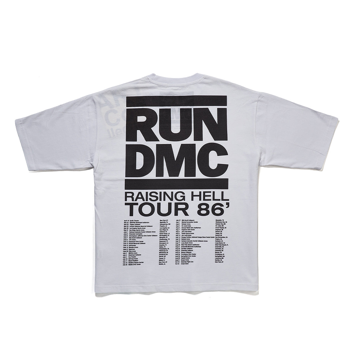 RUN DMC RAISING HELL TOUR 86 Tシャツ(ジョンブル/JOHNBULL)