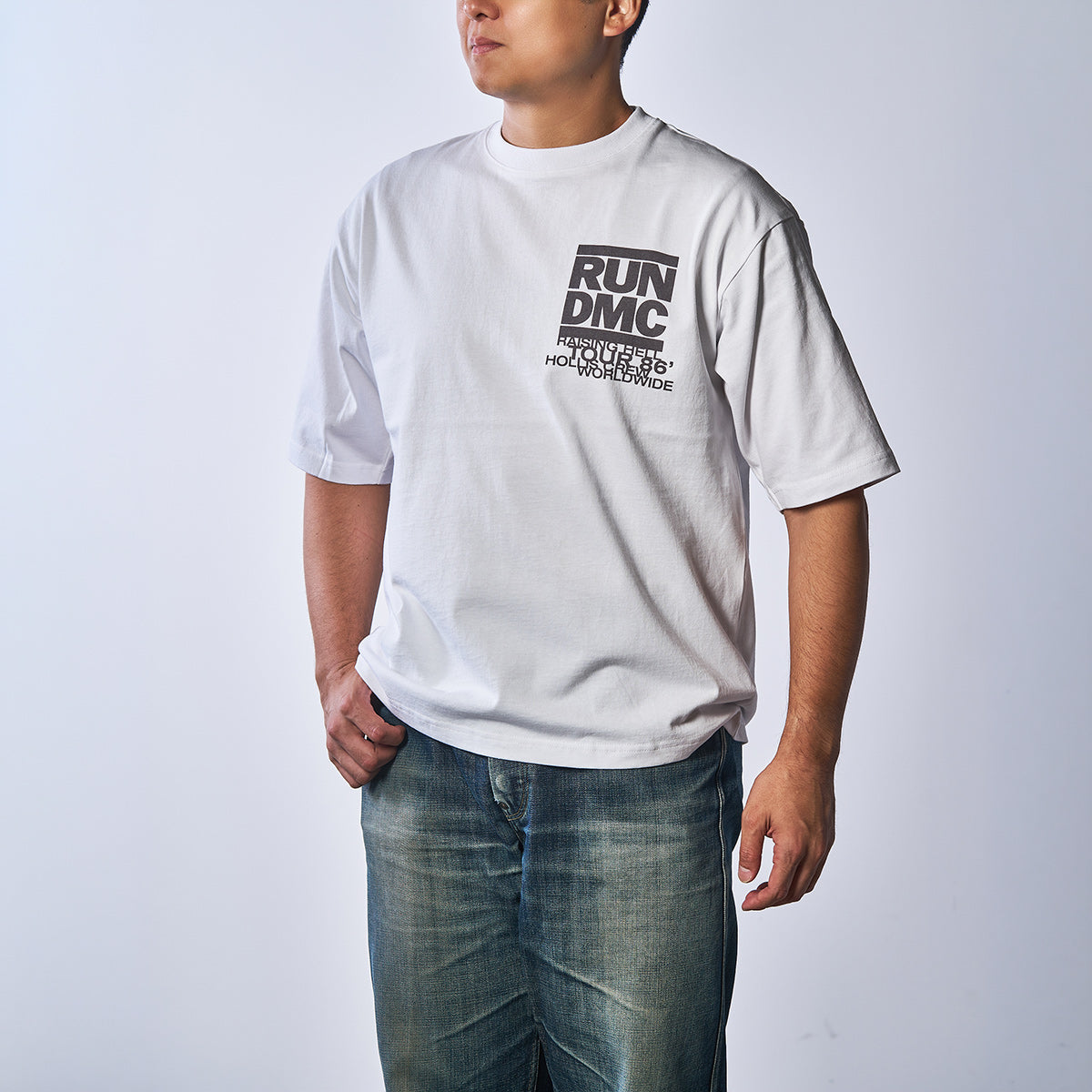 RUN DMC RAISING HELL TOUR 86 Tシャツ(ジョンブル/JOHNBULL)