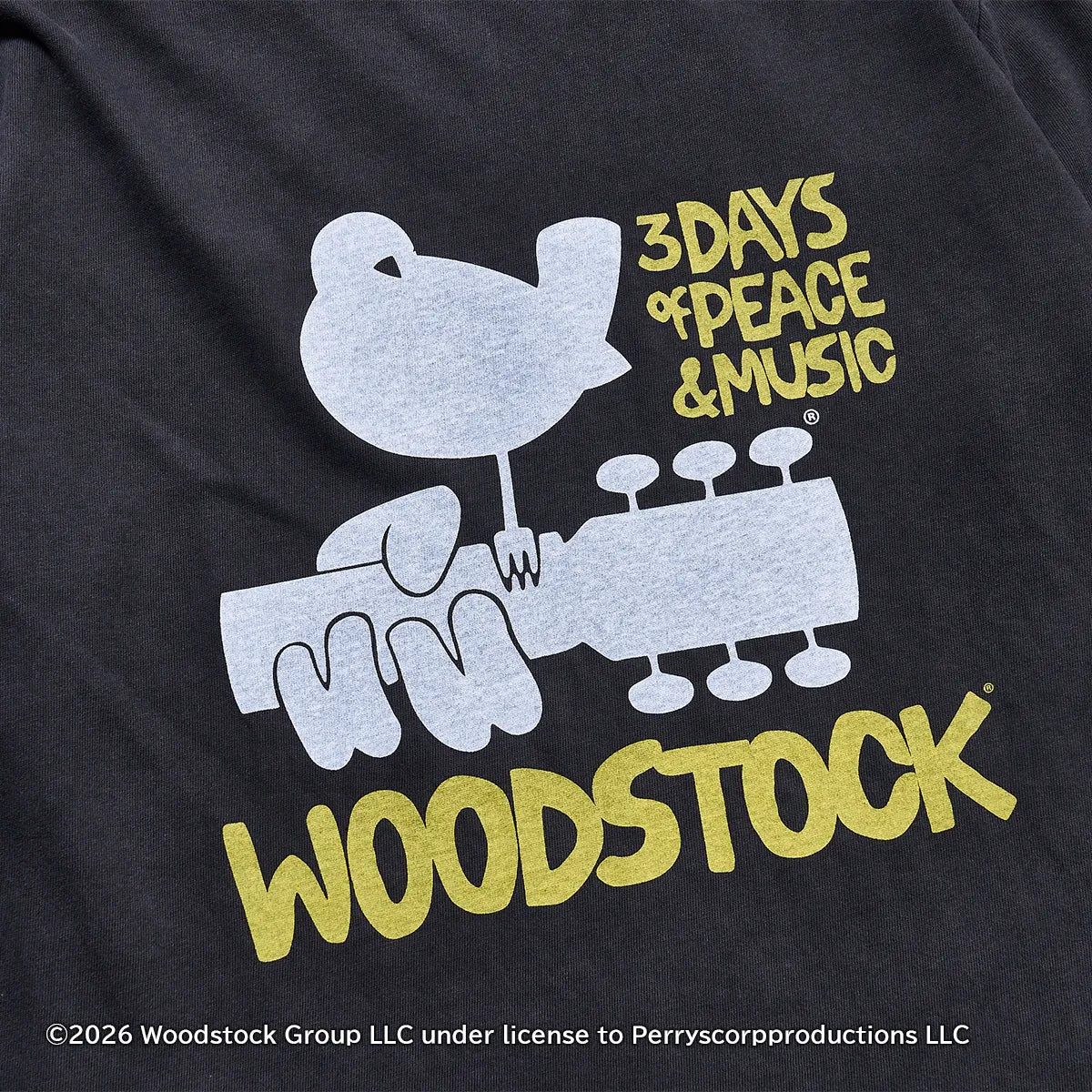 ウッド・ストック(WOODSTOCK) 3 Days of Peace & Music Long Sleeve Tシャツ(グッドロックスピード/GOOD ROCK SPEED)