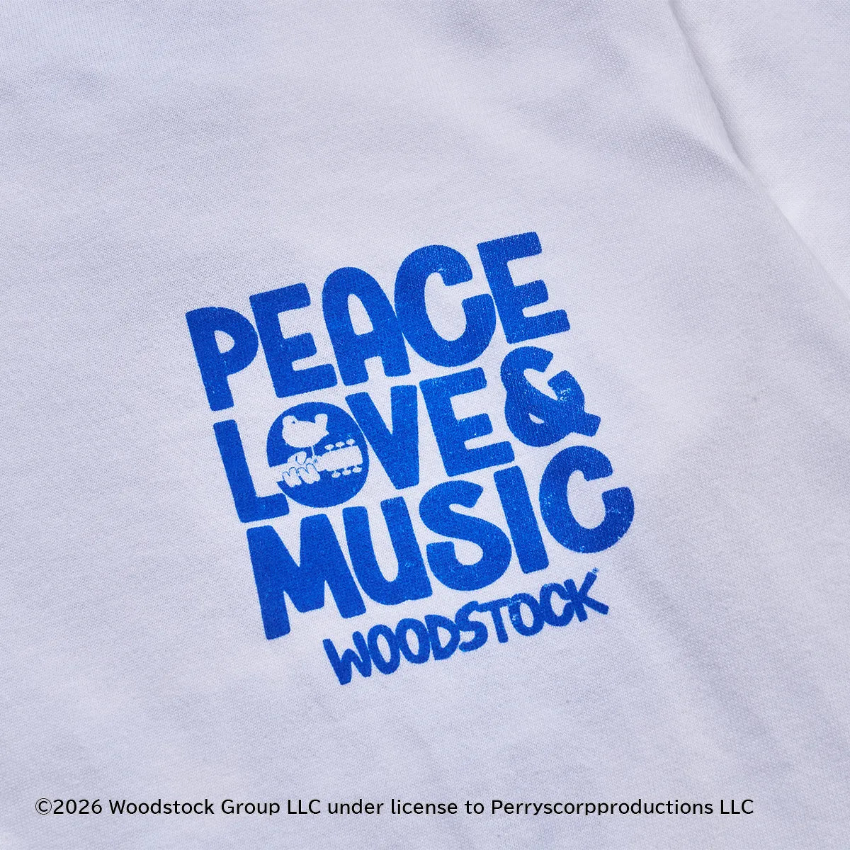ウッド・ストック(WOODSTOCK) Make Love, Not War Photo ロングスリーブ Tシャツ(グッドロックスピード/GOOD ROCK SPEED)