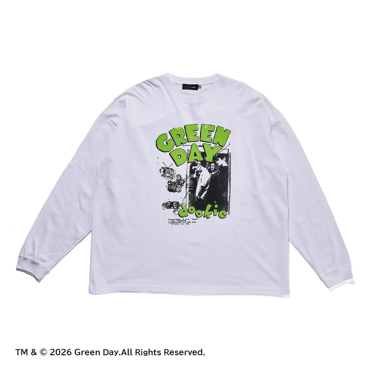 グリーン・デイ(GREEN DAY) Dookie Graphic ロングスリーブ Tシャツ(グッドロックスピード/GOOD ROCK SPEED)