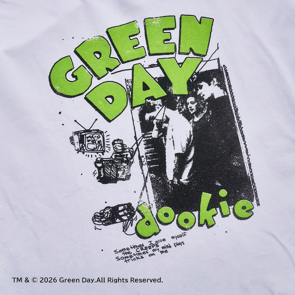 グリーン・デイ(GREEN DAY) Dookie Graphic ロングスリーブ Tシャツ(グッドロックスピード/GOOD ROCK SPEED)