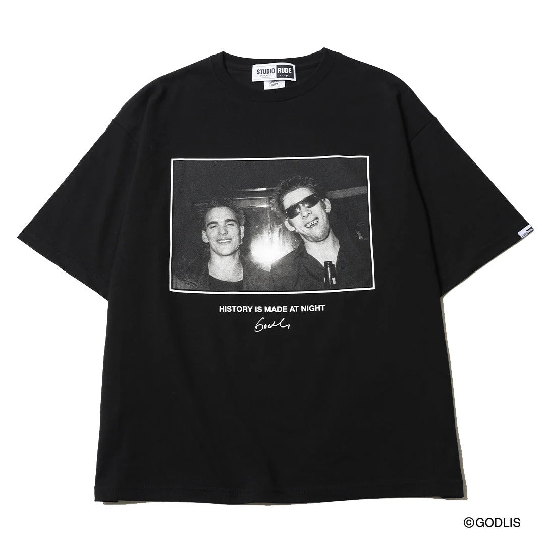シェーン・マガウアン/マット・ディロン(Shane MacGowan / Matt Dillon)HISTORY IS MADE AT NIGHT TEE - #7(ルード・ギャラリー/RUDE GALLERY)