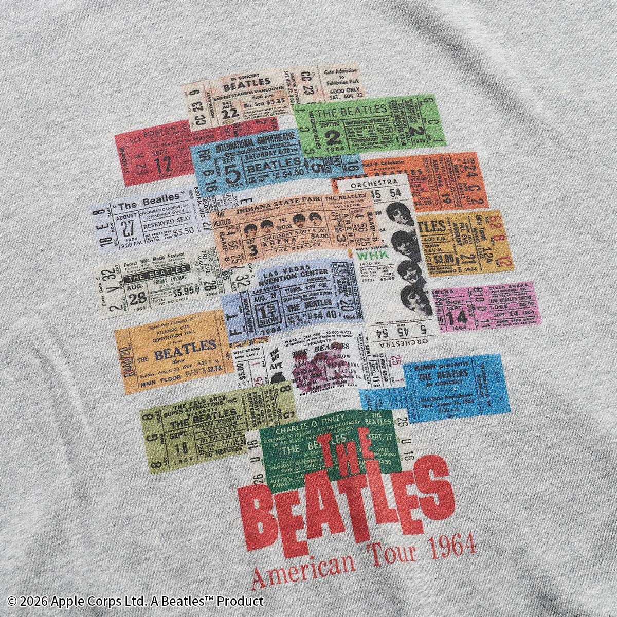ザ・ビートルズ TICKET フルジップアップパーカー