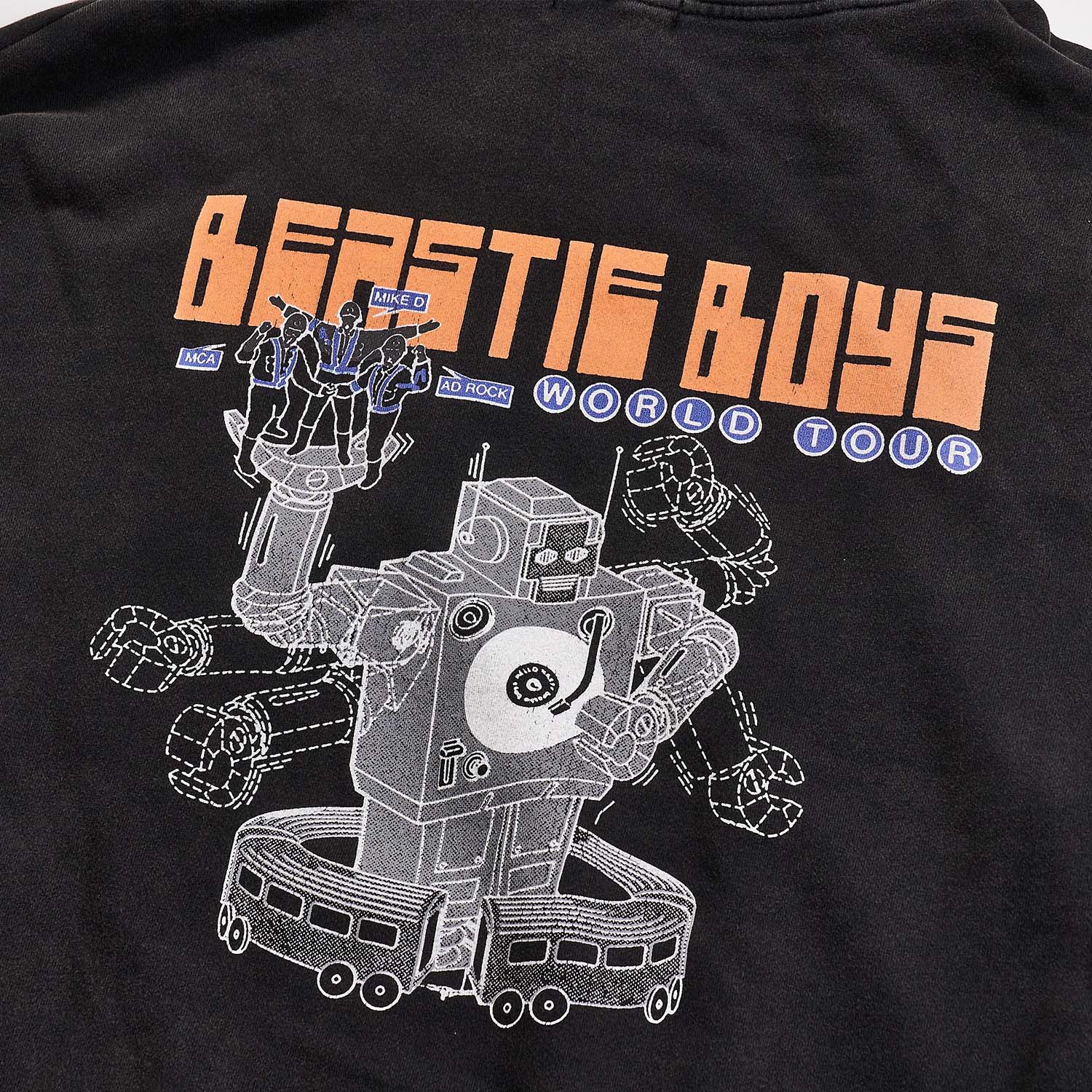 ビースティ・ボーイズ(BEASTIE BOYS) World Tour パーカー(U/MUSIC